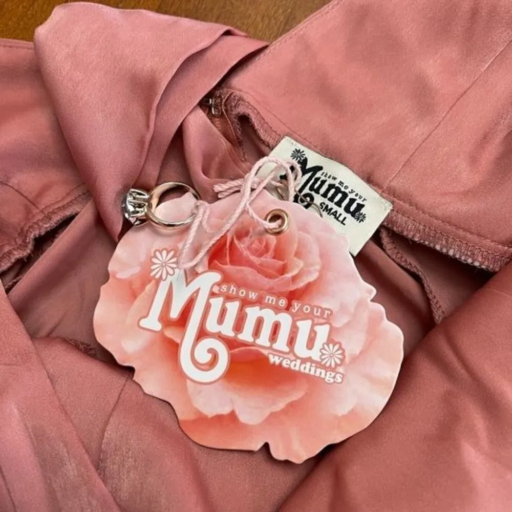 SMYM Jenn Maxi Dress in Rustic Mauve Sheen NWT - Image 3