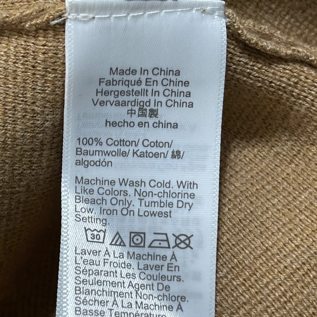 New J. Crew Factory Schoolboy Sweater Blazer Women's Size L Large Acorn Brown Ja Tan - Image 7