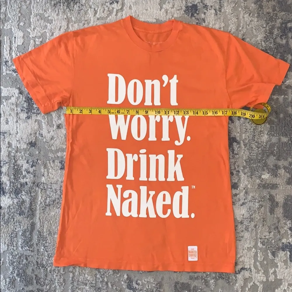 NAKED TURTLE Don’t Worry Drink Naked Graphic T - Image 5