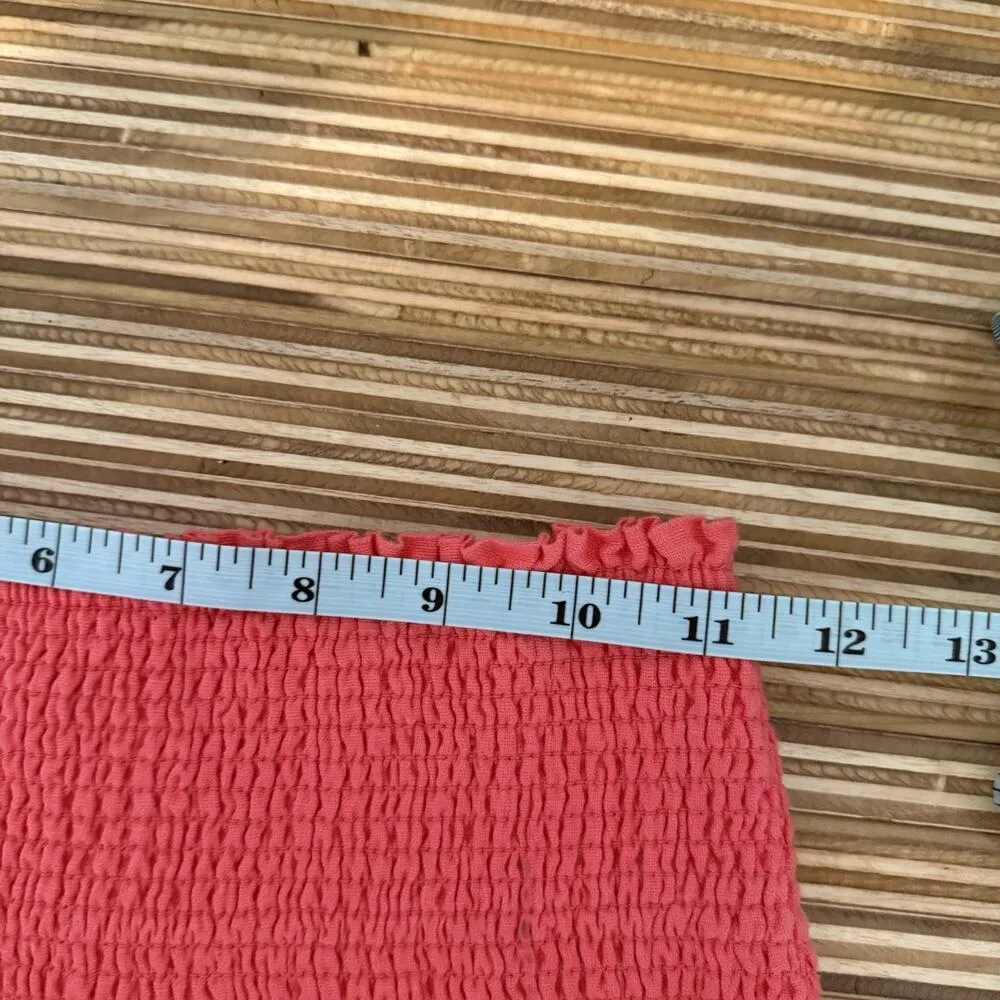 J Crew Womens Xs Pull-On Skirt Linen Smocked Elastic Waist Mini 100% Linen NWT - Image 7