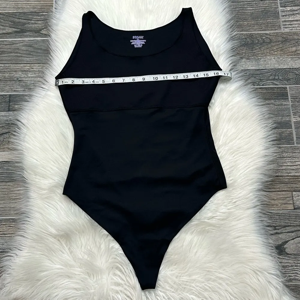 SPANX Black Tank Thong Bodysuit - Image 5