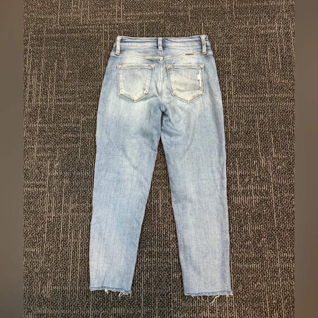 KANCAN Medium Wash High Rise Mom Jeans 1/24 Blue - Image 4