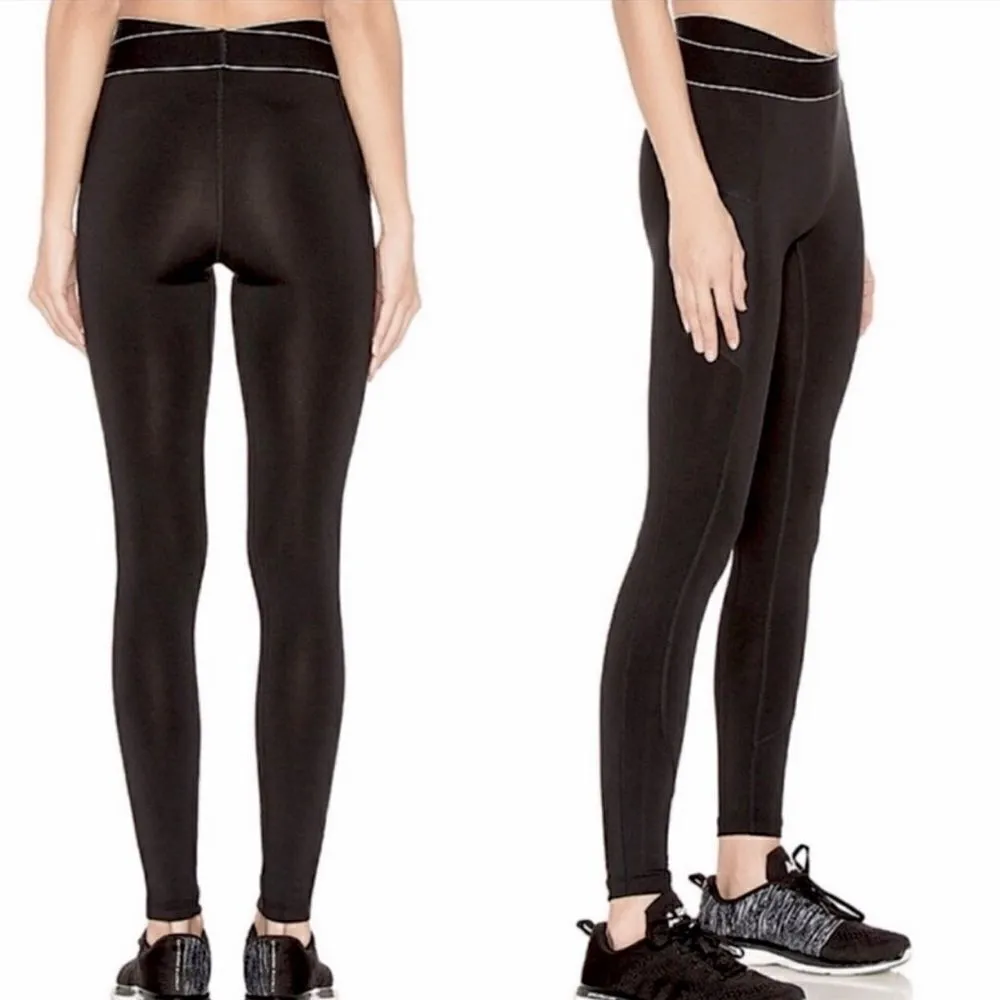 Free People Fp Movement Barre Black Yoga Athletic Leggings Women’s Small - Image 2