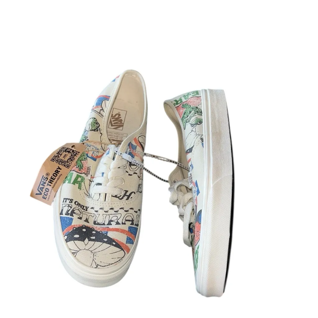 Vans Eco Positivity Authentic Shoes Skate Sneakers Natural VN0A5KRDARG M9.5 W11 - Image 8