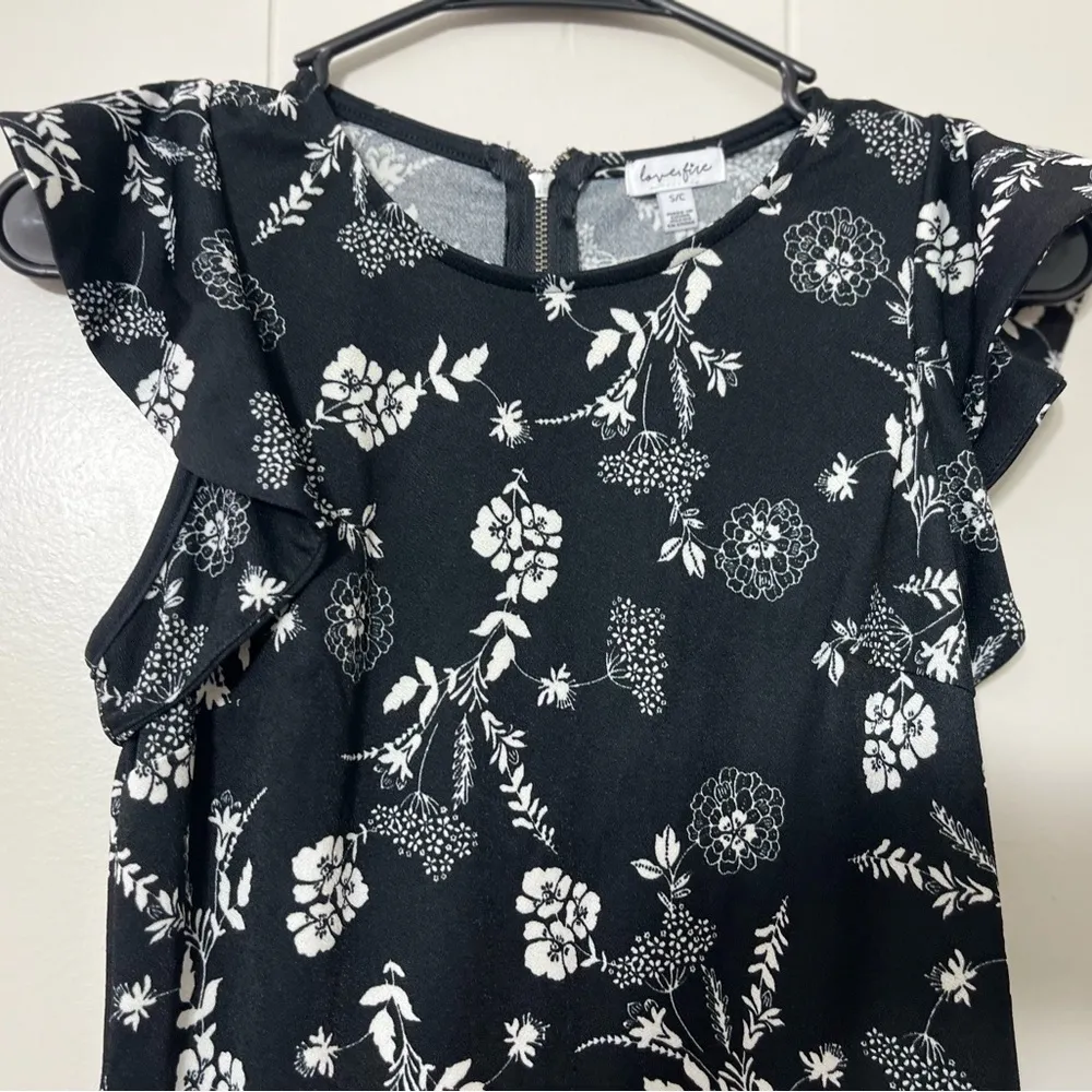 Love Fire Black Dress Size S - Image 2