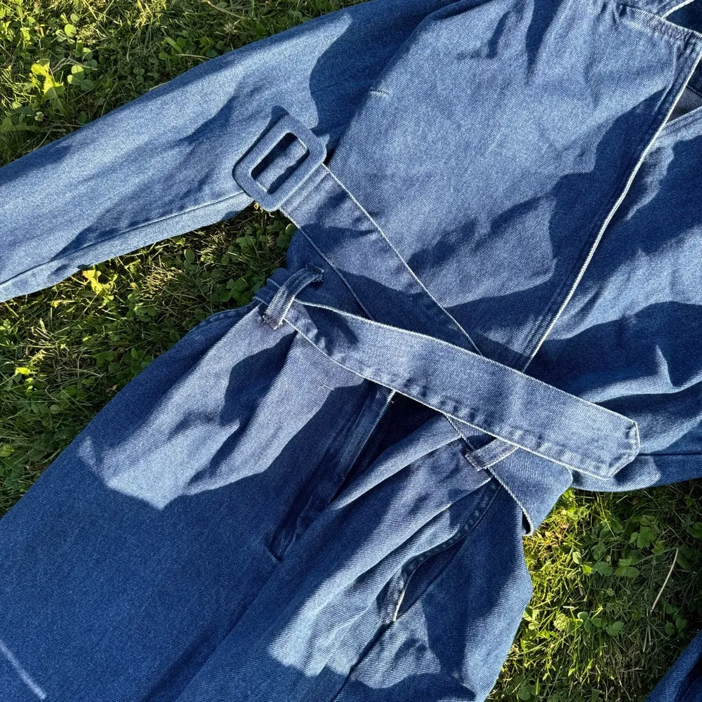 ASOS Long Sleeve Denim Jumpsuit - Image 2