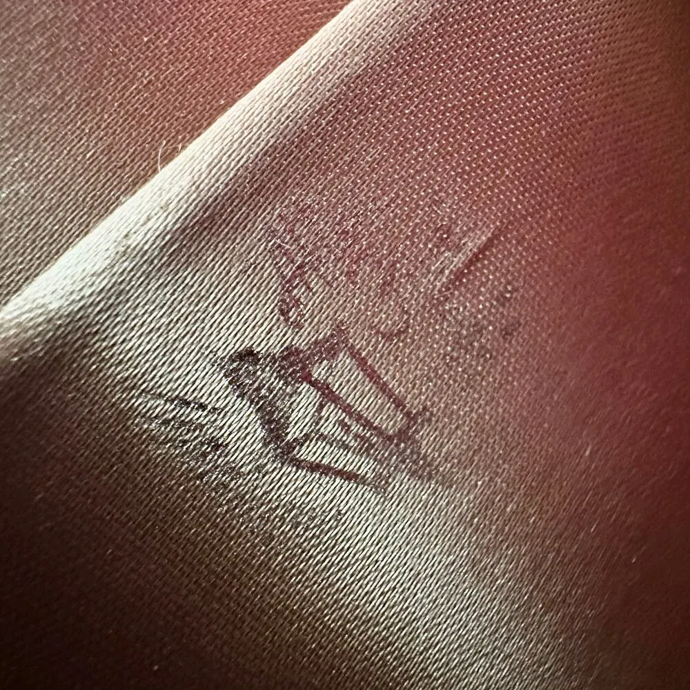 After Five Brown Reptile Textured Leather Framed Small Evening Bag Vintage - Image 9