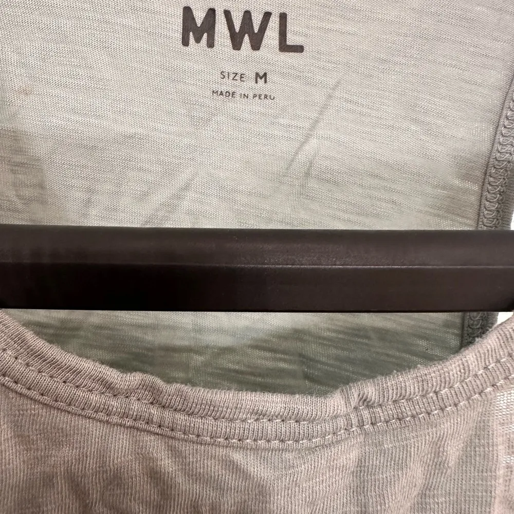 Madewell MWL Light Sage Racerback Tank | Size M - Image 4