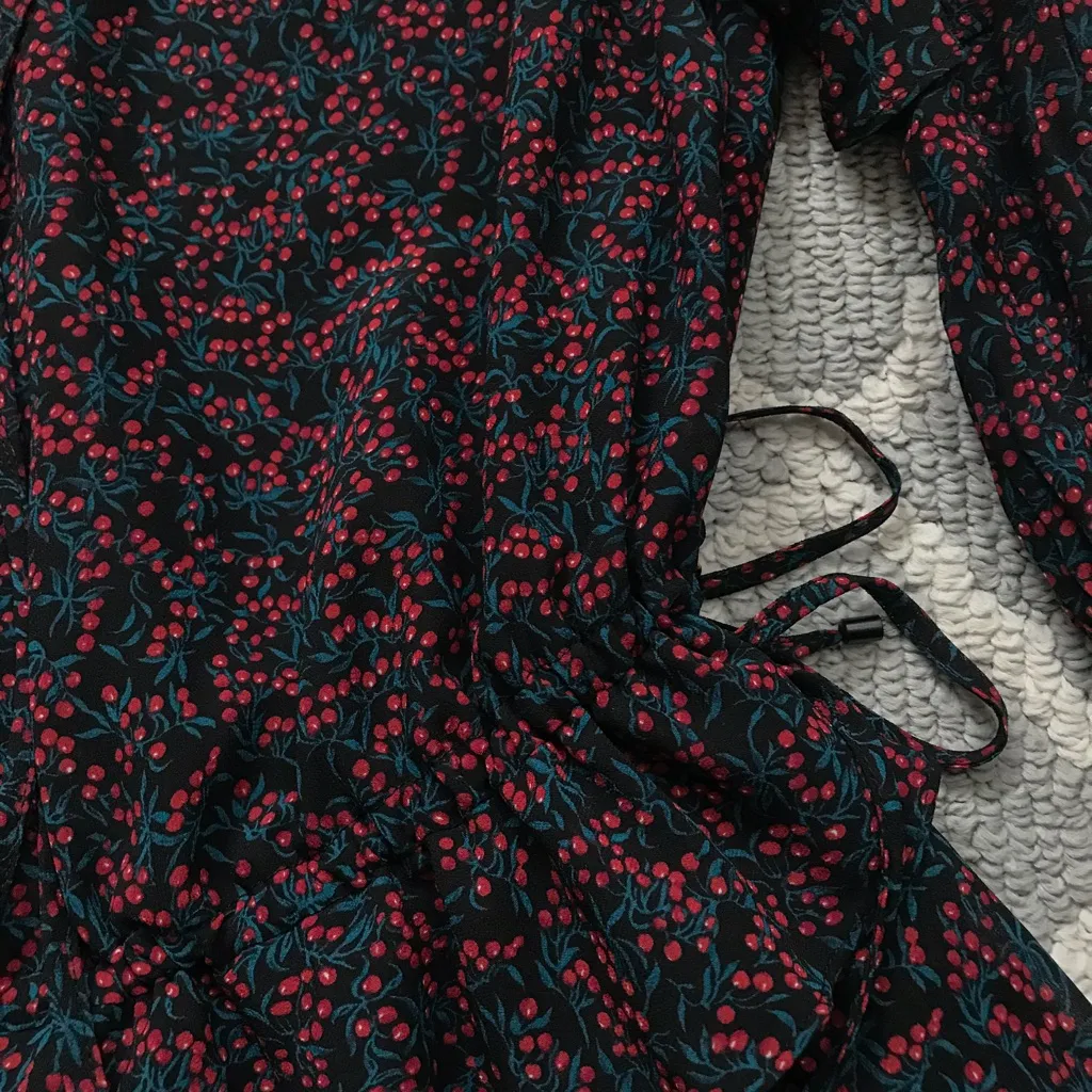 Revolve List holiday ruffle cinch waist dress sm. - Image 6