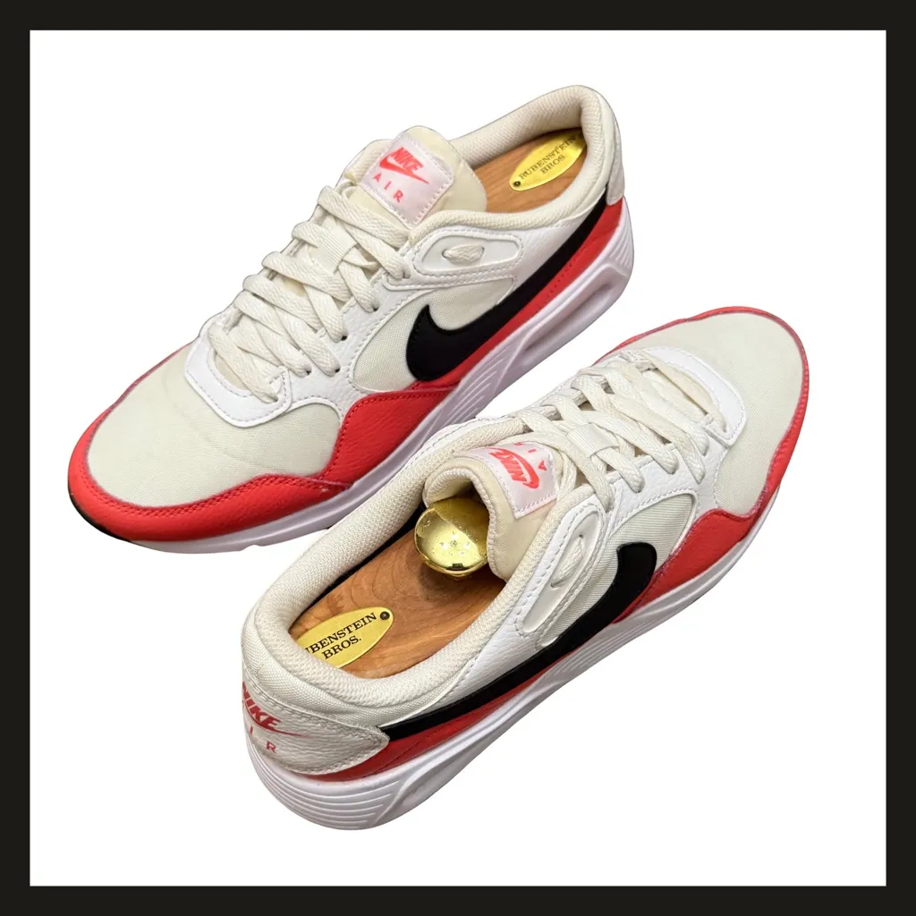 Nike Air Max SC Women’s Sneakers White Black Crimson Size 11 Running Shoes EUC - Image 11
