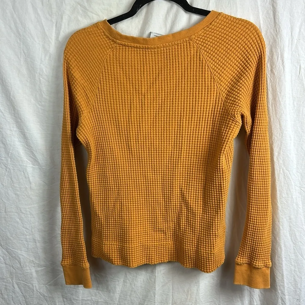 The North Face Women's Long Sleeve Chabot Crew Citrine Yellow Size Small - Image 5