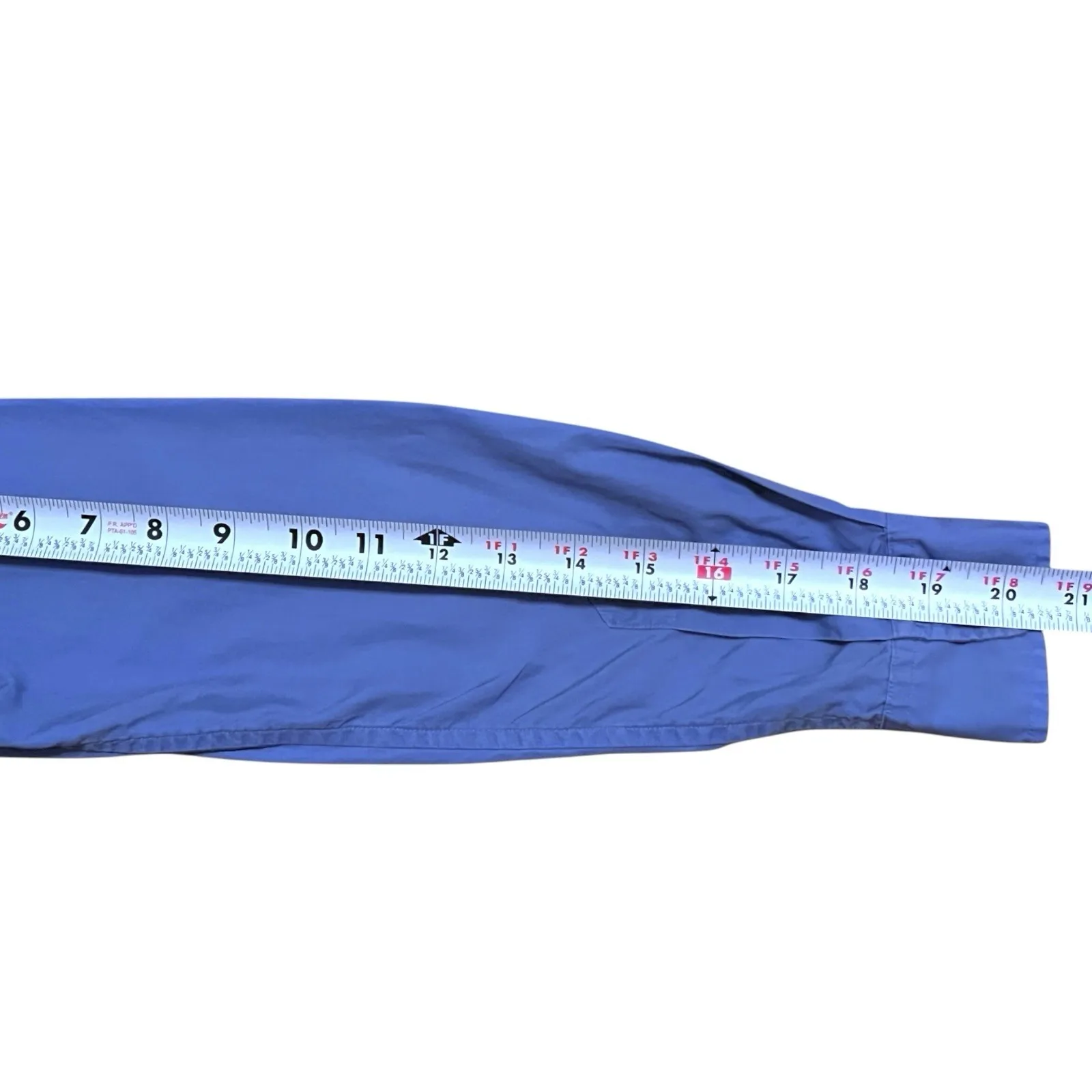 Vintage Ralph‎ Lauren Petite Crest  Long Sleeve Blue Shirt Size 2P Y2K Academia - Image 8