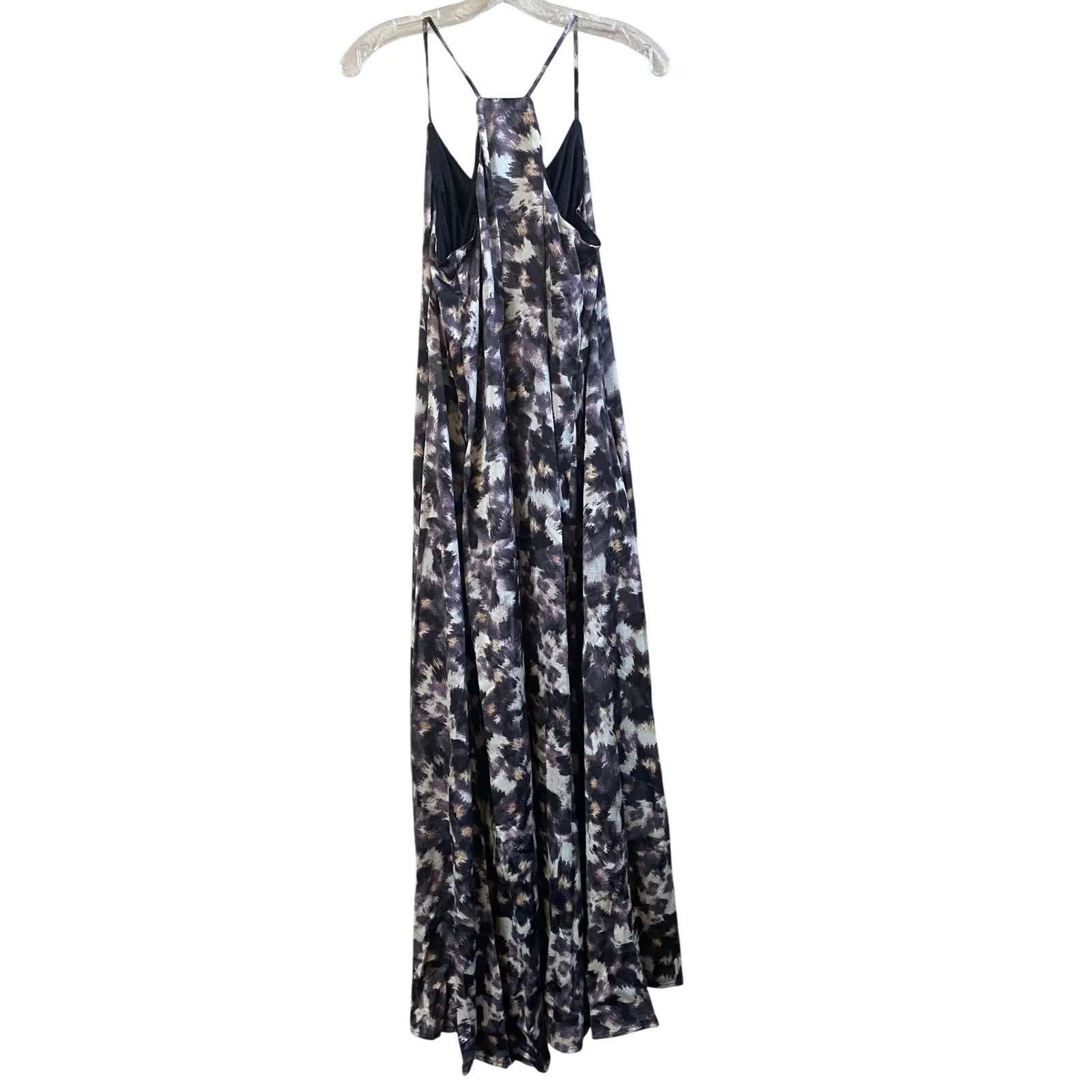 Nicole Miller Shocking Leopard Print Satin Like Maxi‎ Racerback dress -S NWT - Image 10