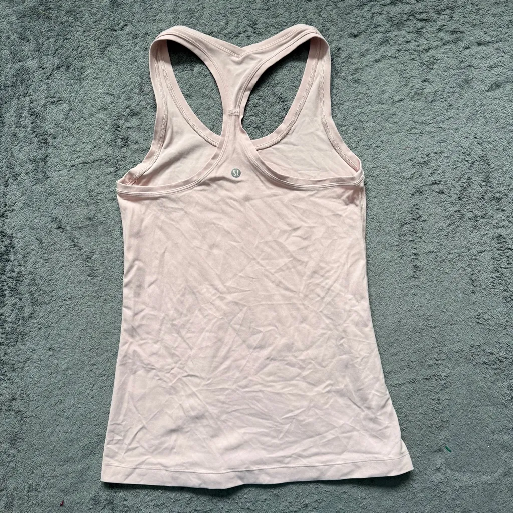 Lululemon Cool Tank Pink Mist Racerback Workout Training Running Lightweight - Image 2