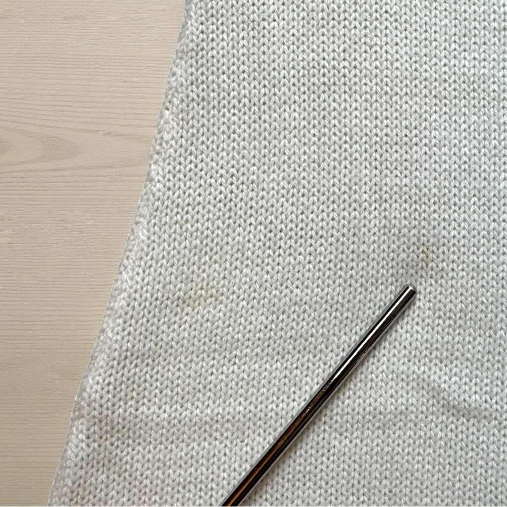 Wet Seal Cable Knit Sweater Dress – Light Cream White – Size S Y2K - Image 11