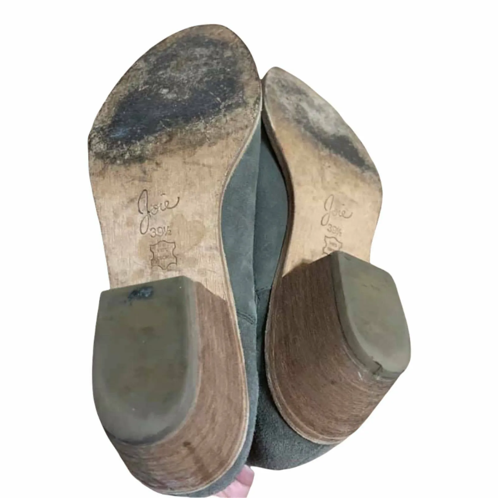 Joie‎ Barlow Suede Pointed-Toe Bootie Cement - Image 5