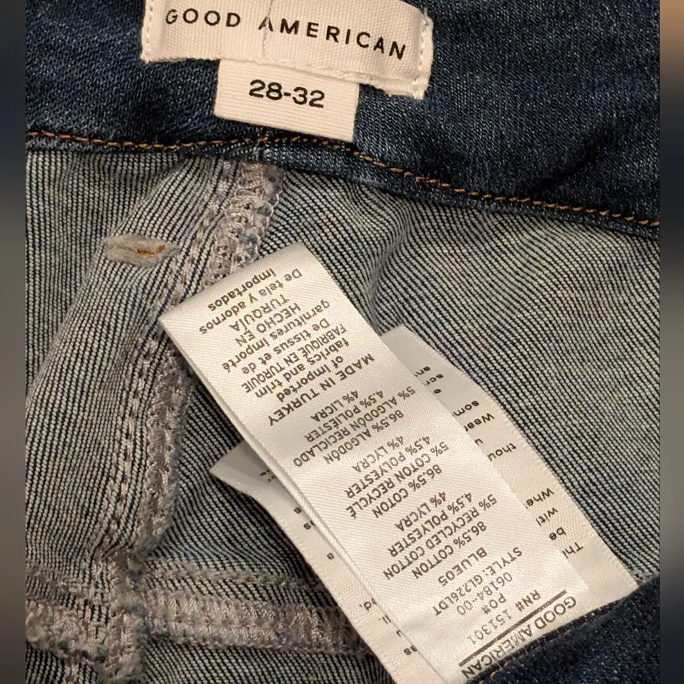 NEW Good American Always Fits Plus Size 28-32 Good Legs‎ Skinny Jeans Stretchy - Image 3