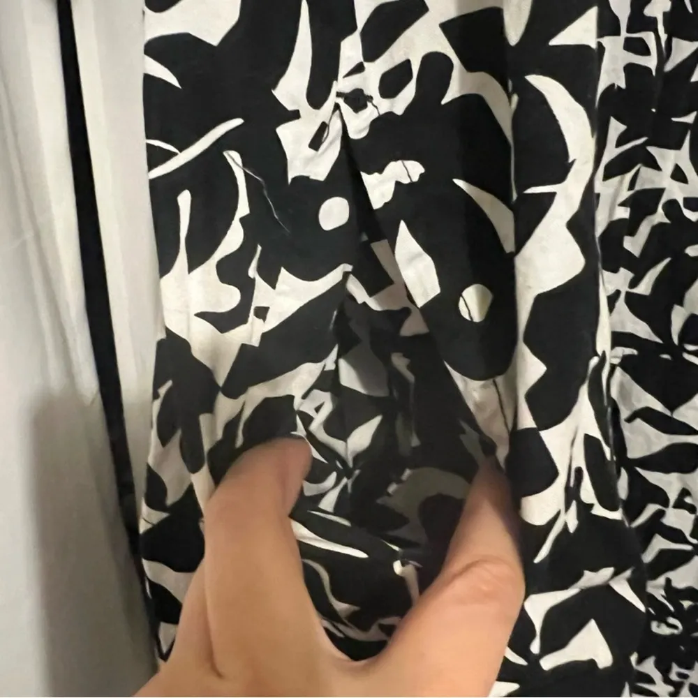 Free Assembly Women's Square Neck Print Mini Dress with Short Sleeves - Image 7