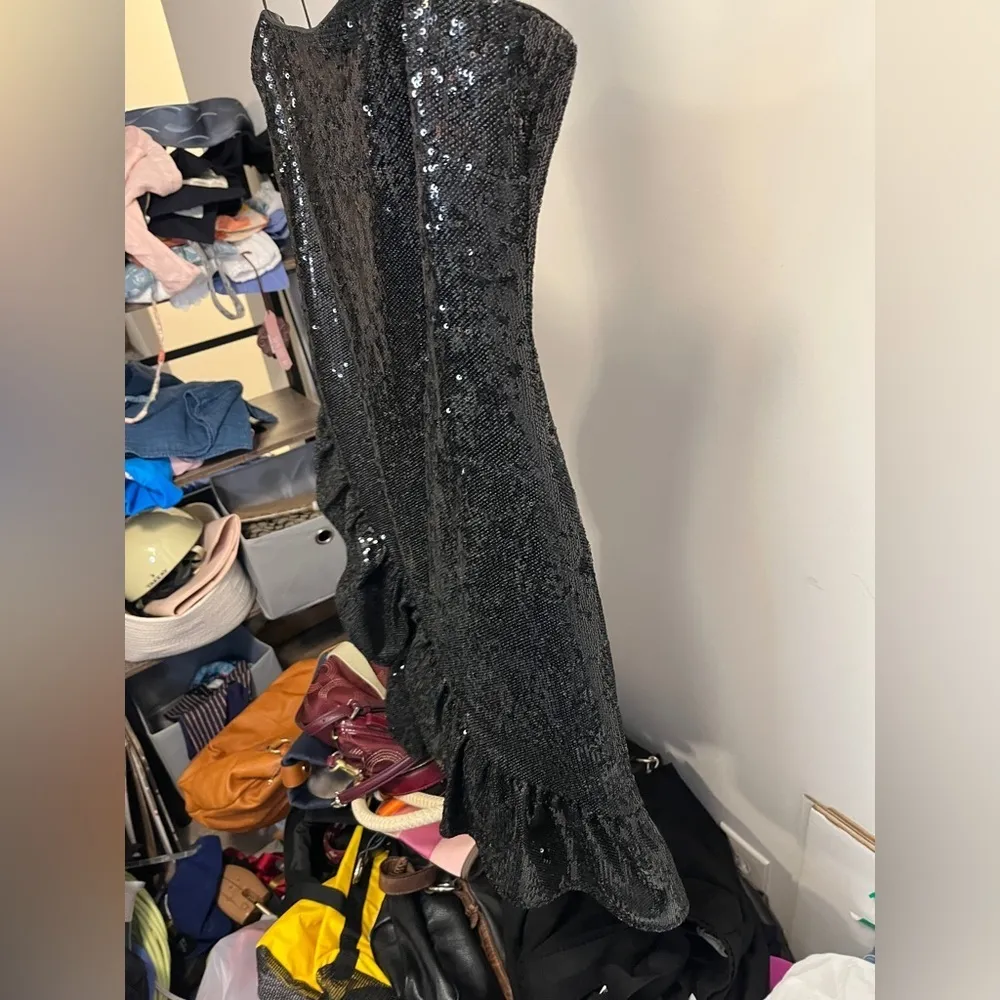 Lilia Sequined Ruffle Cocktail Dress 6 - Image 12