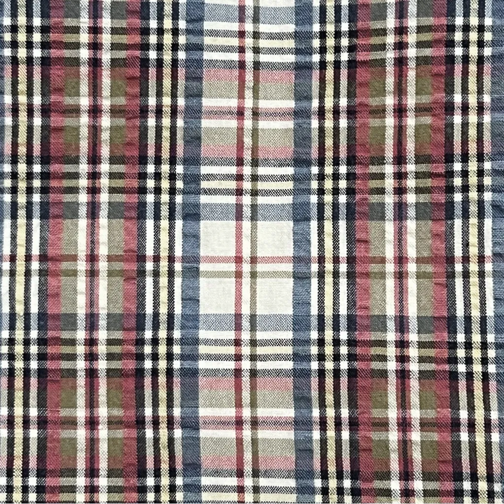 Woolrich Plaid Short Sleeve Button Shirt Size Medium - Image 3