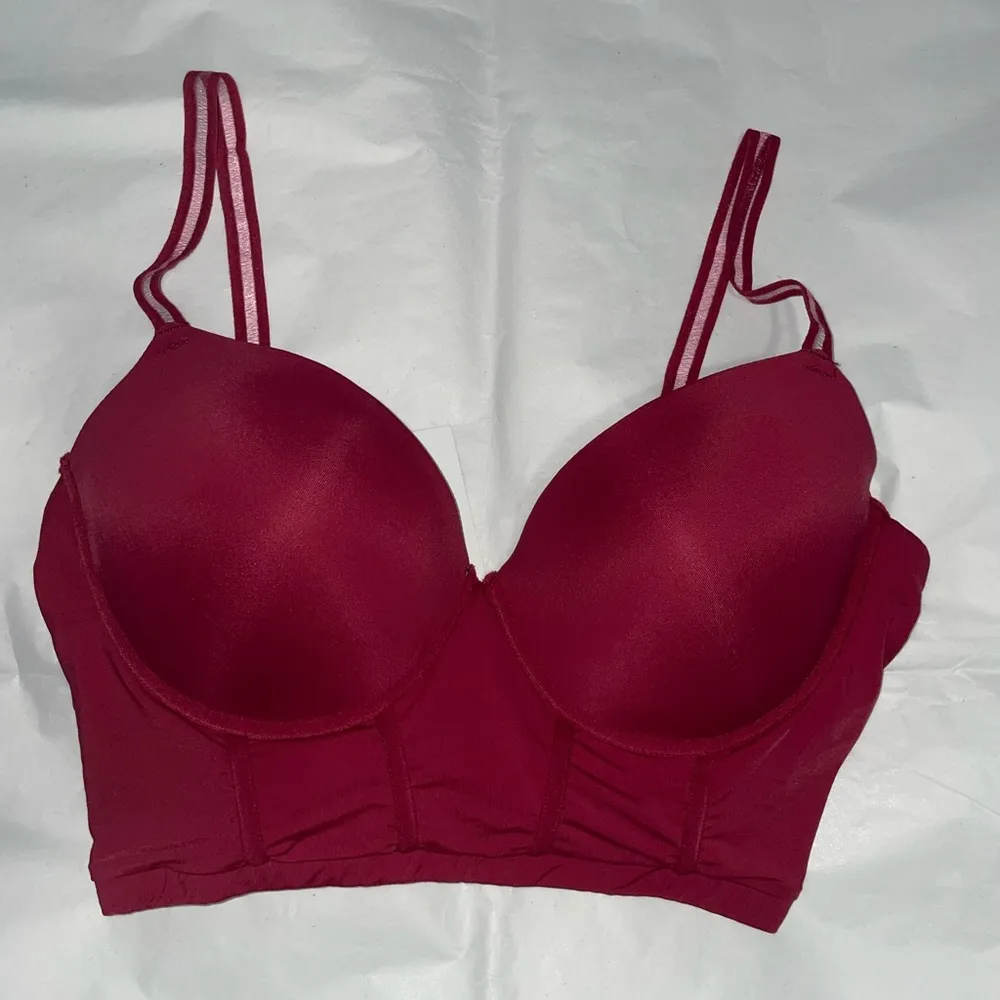 Burgundy Corset Top - Image 2