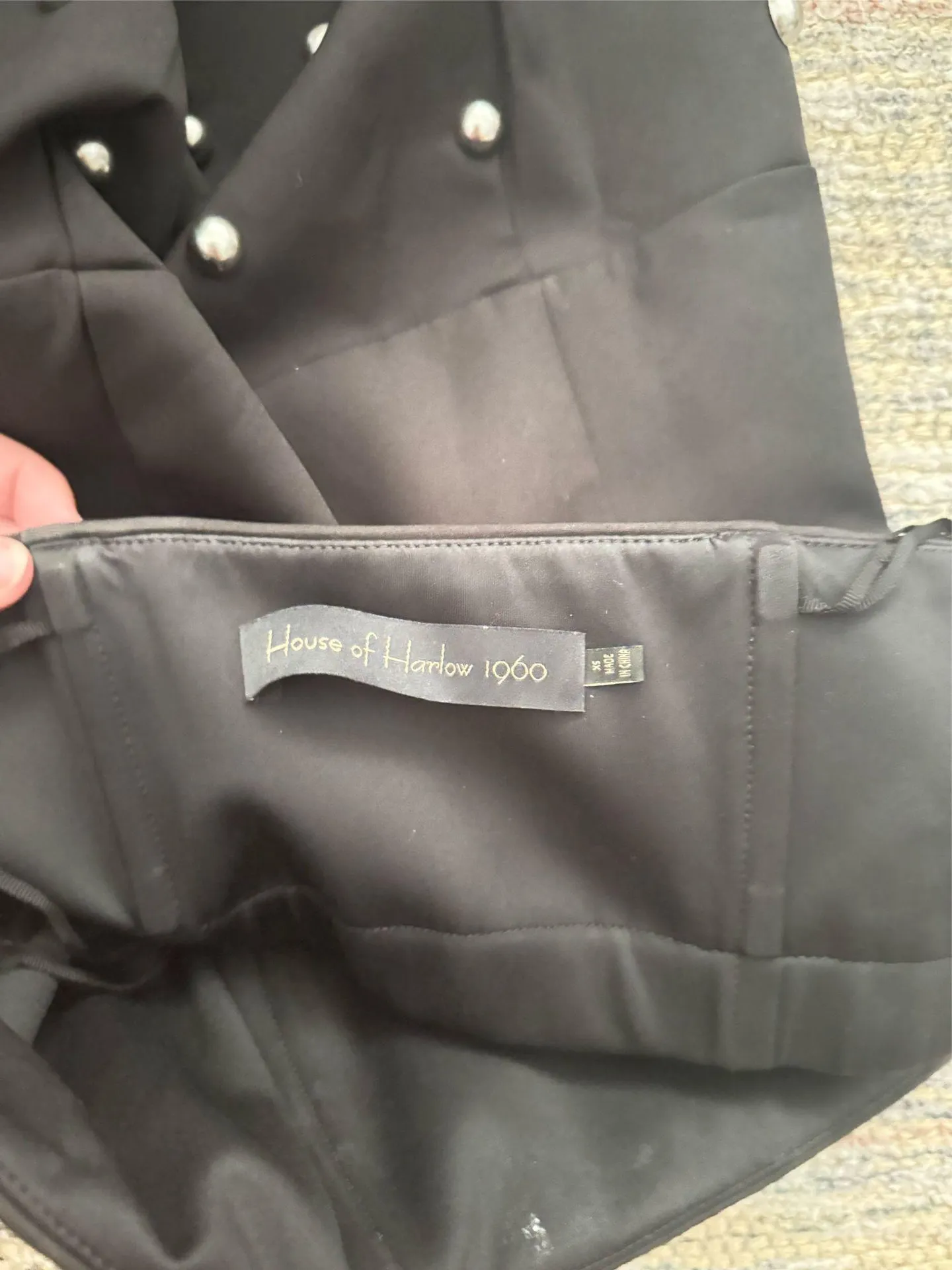 House of Harlow black stud dress - Image 4