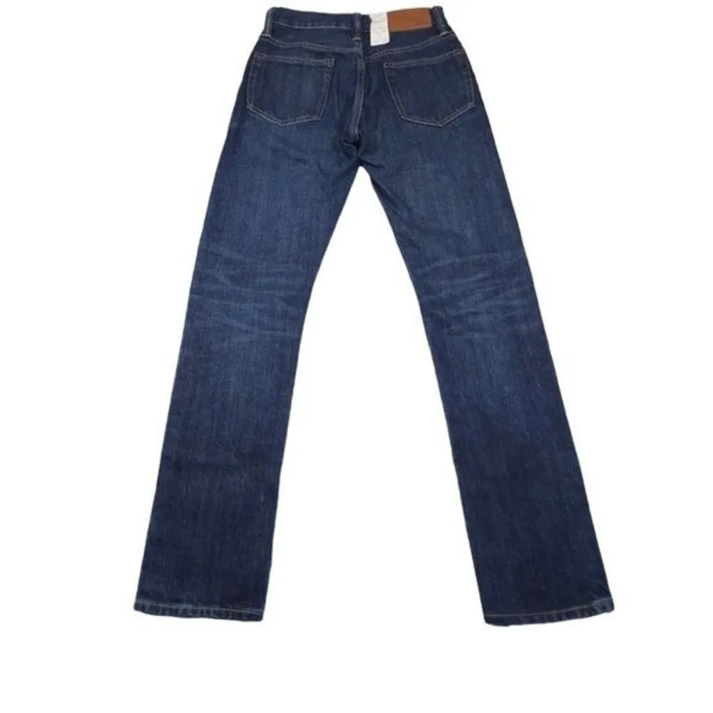 AE77 The Classic Straight Leg Jeans Women's 24 x 30 Japanese Selvedge Dark Wash - Image 2