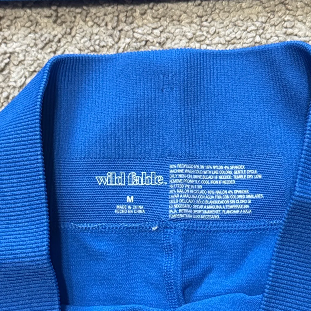 Wild Fable Blue Athletic Tank and Shorts Set - Image 2