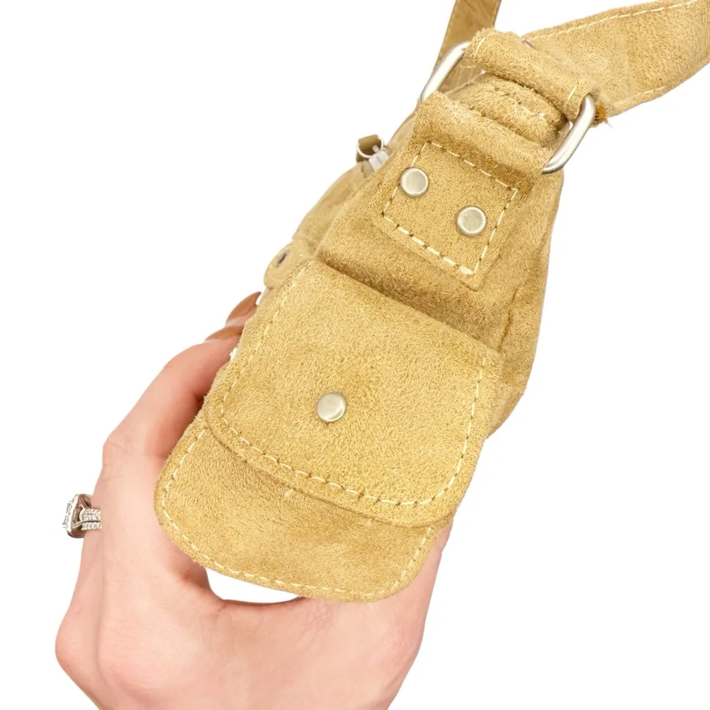 L.E.I. Vintage Y2K Small Shoulder Bag‎ Tan - Image 6