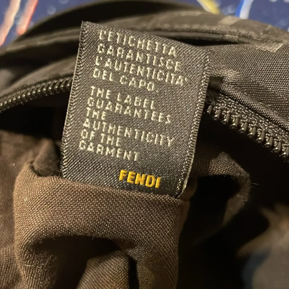 Fendi Black Zucca Tote Bag - Image 8