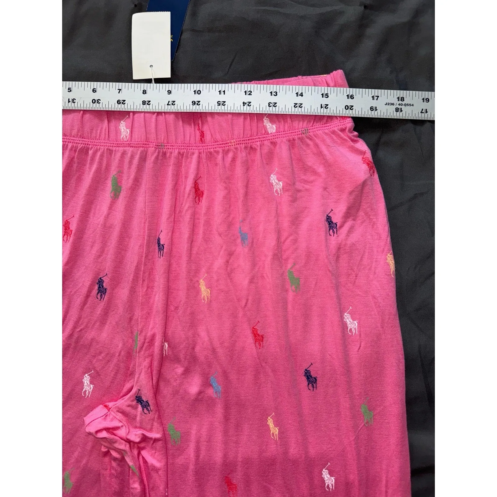 Polo Ralph Lauren Women's Pink All Over Print Lounge Sleep Pants Size XL NWT - Image 6