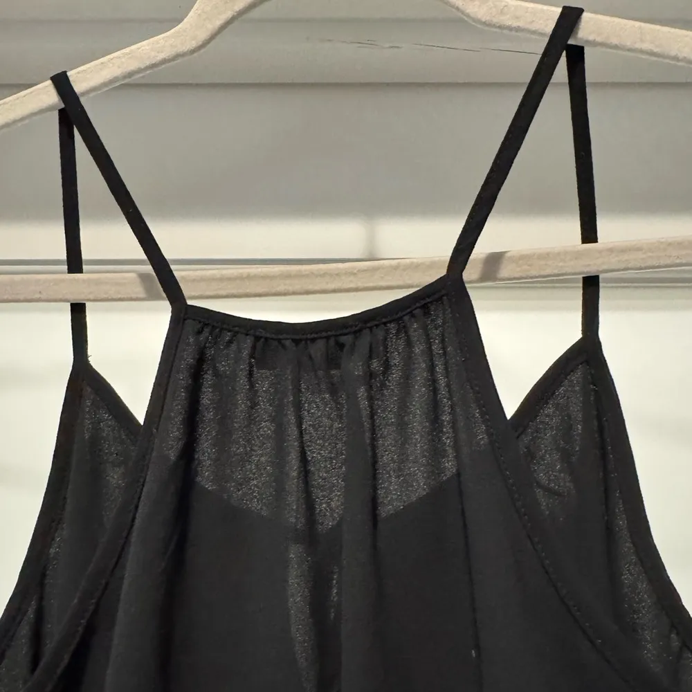 Casual Land Black Layered Cami Top Size S Whimsigoth Y2K Office Chic - Image 6