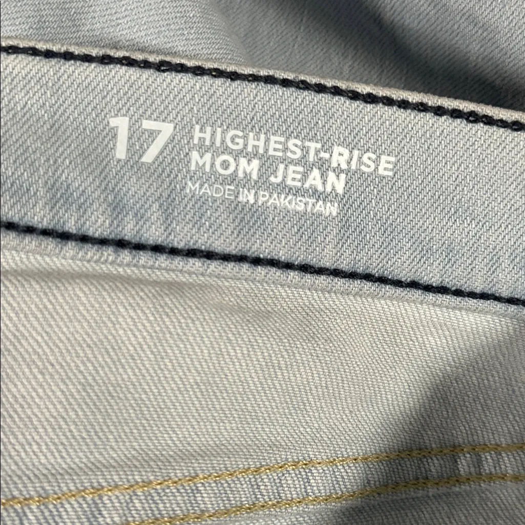 Arizona Jean Company Highest Rise Mom Jeans size 17 Brand New Semi- Relaxed Fit - Image 16