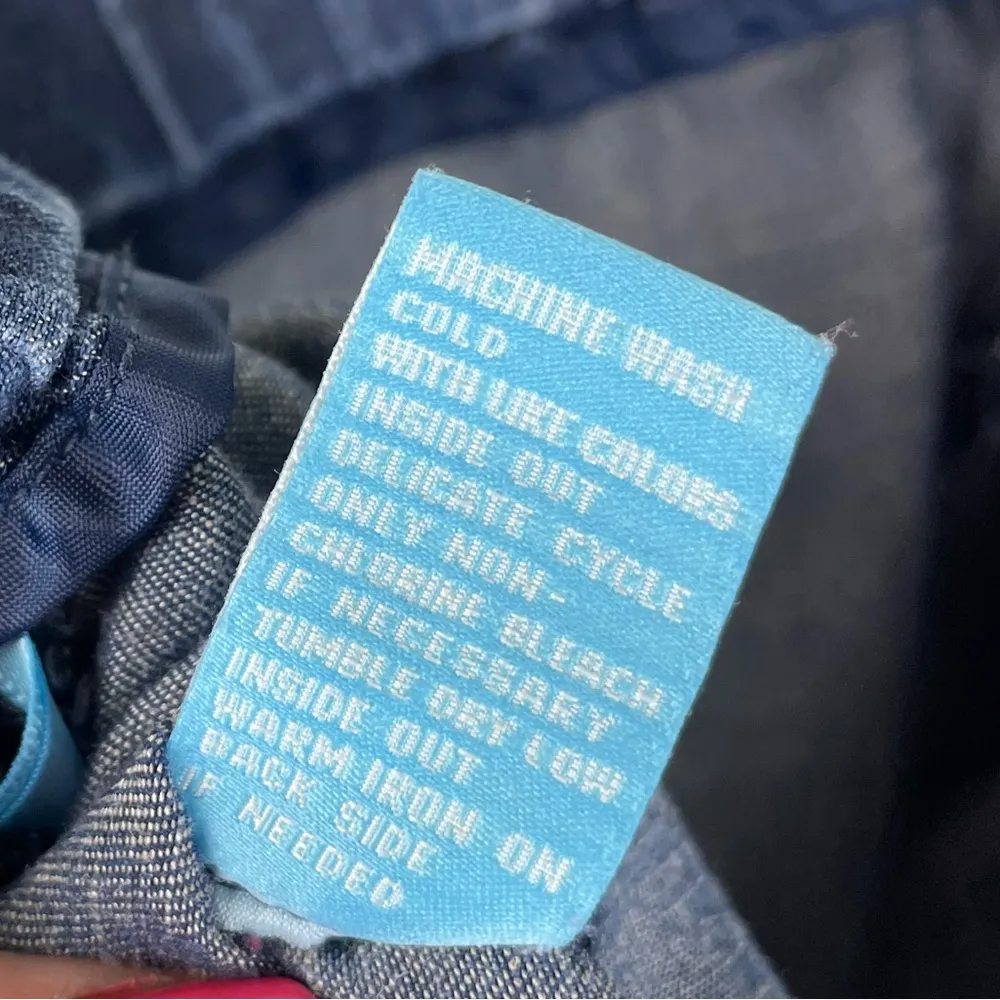 J. McLaughlin Lyocell Linen Chambray Blue Denim Wide Leg Crop Pants Size 14 - Image 10