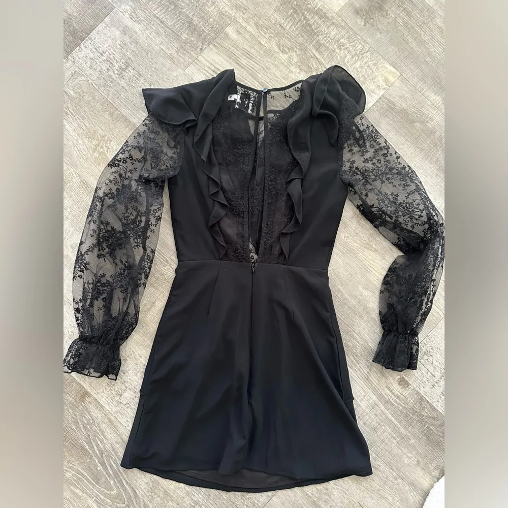 Princess Polly size 4 longsleeve little black dress - Image 6