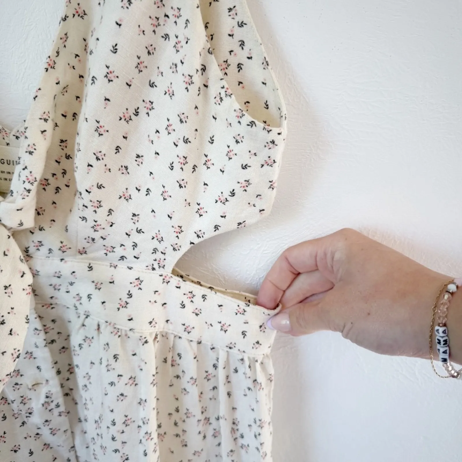 Anthropologie McGuire Cut Out Rose Garden Palizzi Sundress Sz 6 - Image 5