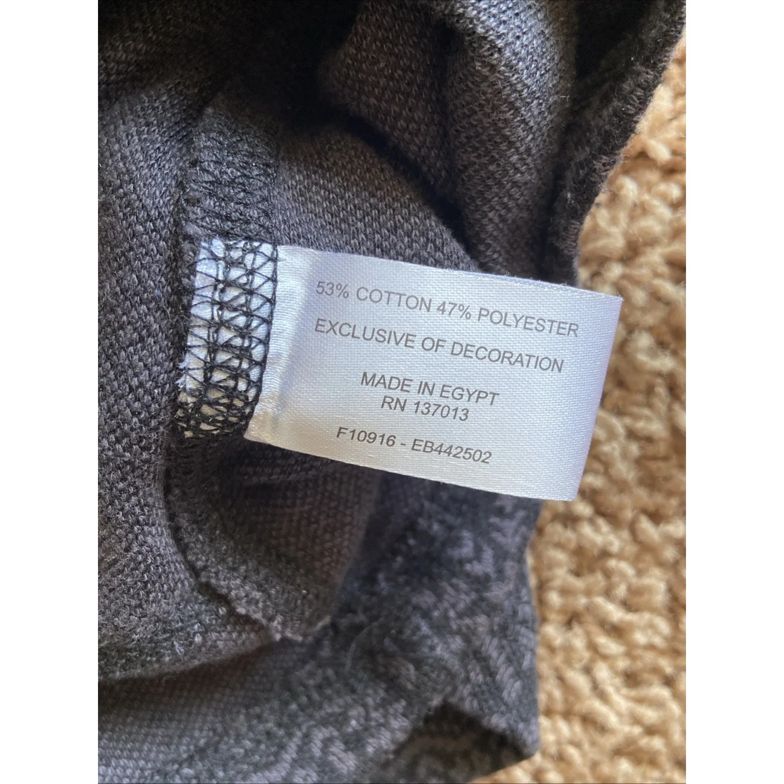 Eddie Bauer‎ Black/Gray Fair Isle Allover Geometric Zip Pullover Womens Medium - Image 7