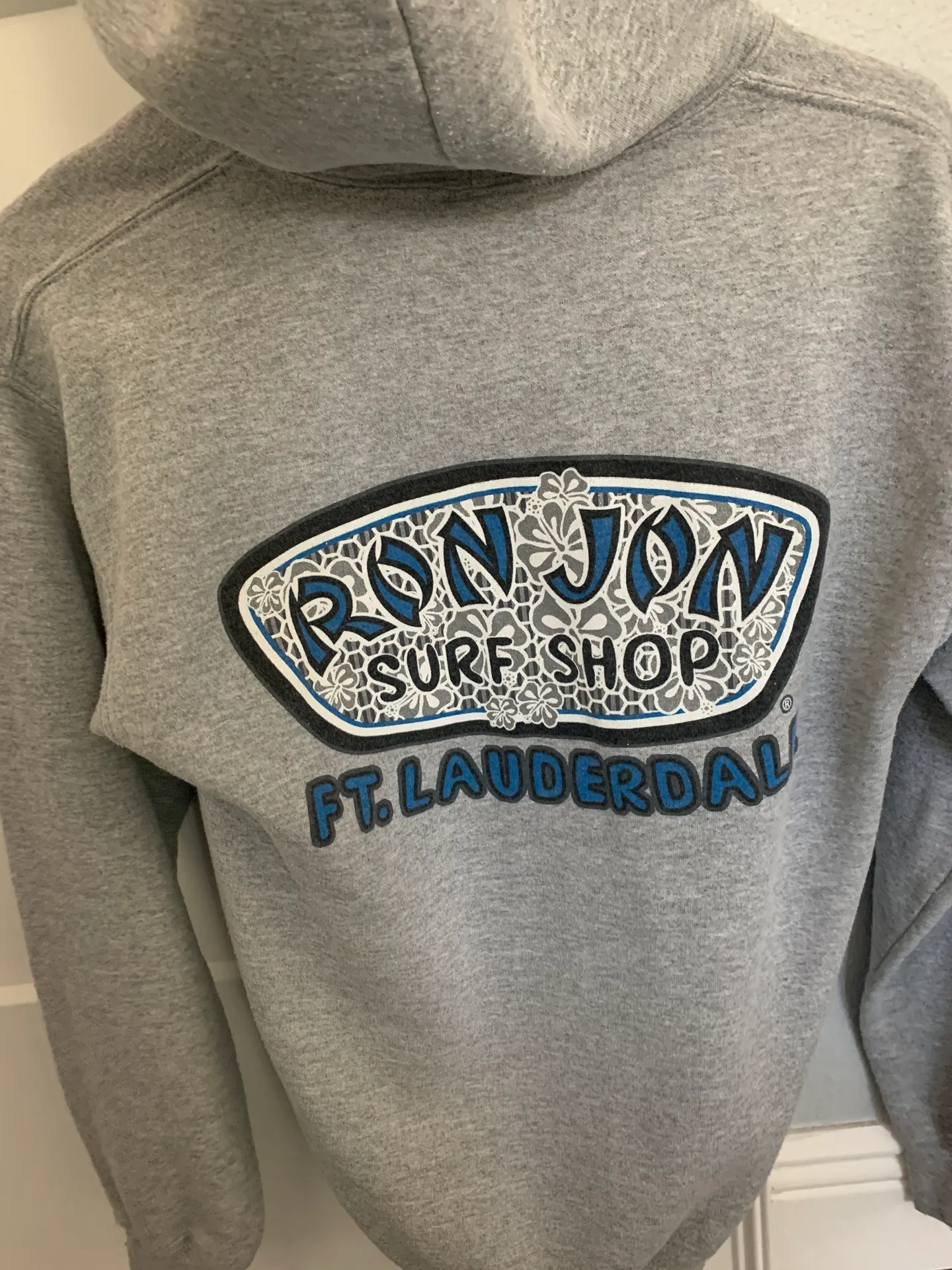 Ron Jon  Surf Shop Grey Hoodie - Image 3