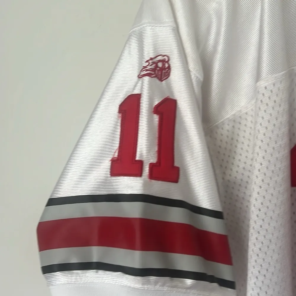 Ohio State Vintage Used Condtion Buckeyes Football‎ Jersey Size Medium = Red - Image 6