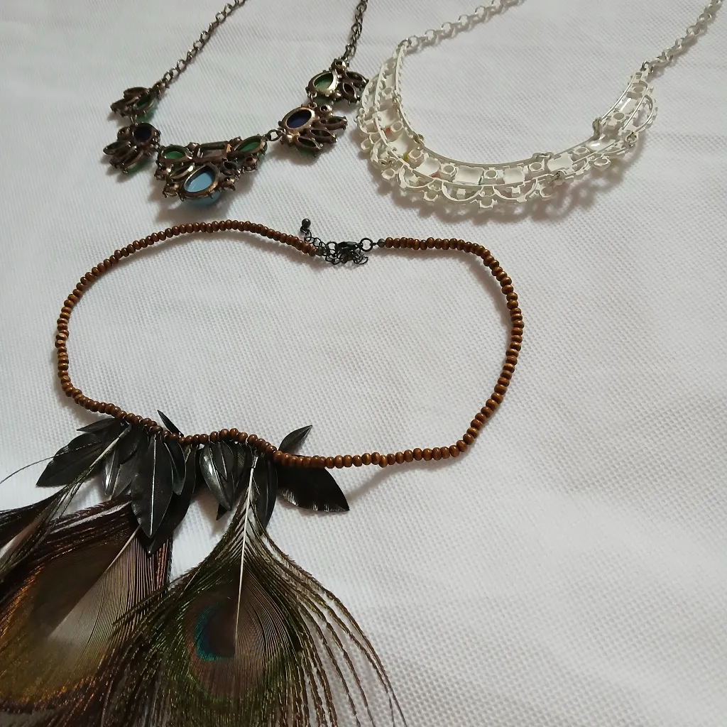 6 Beaded, Gemstone, and Statement Necklaces - Image 12