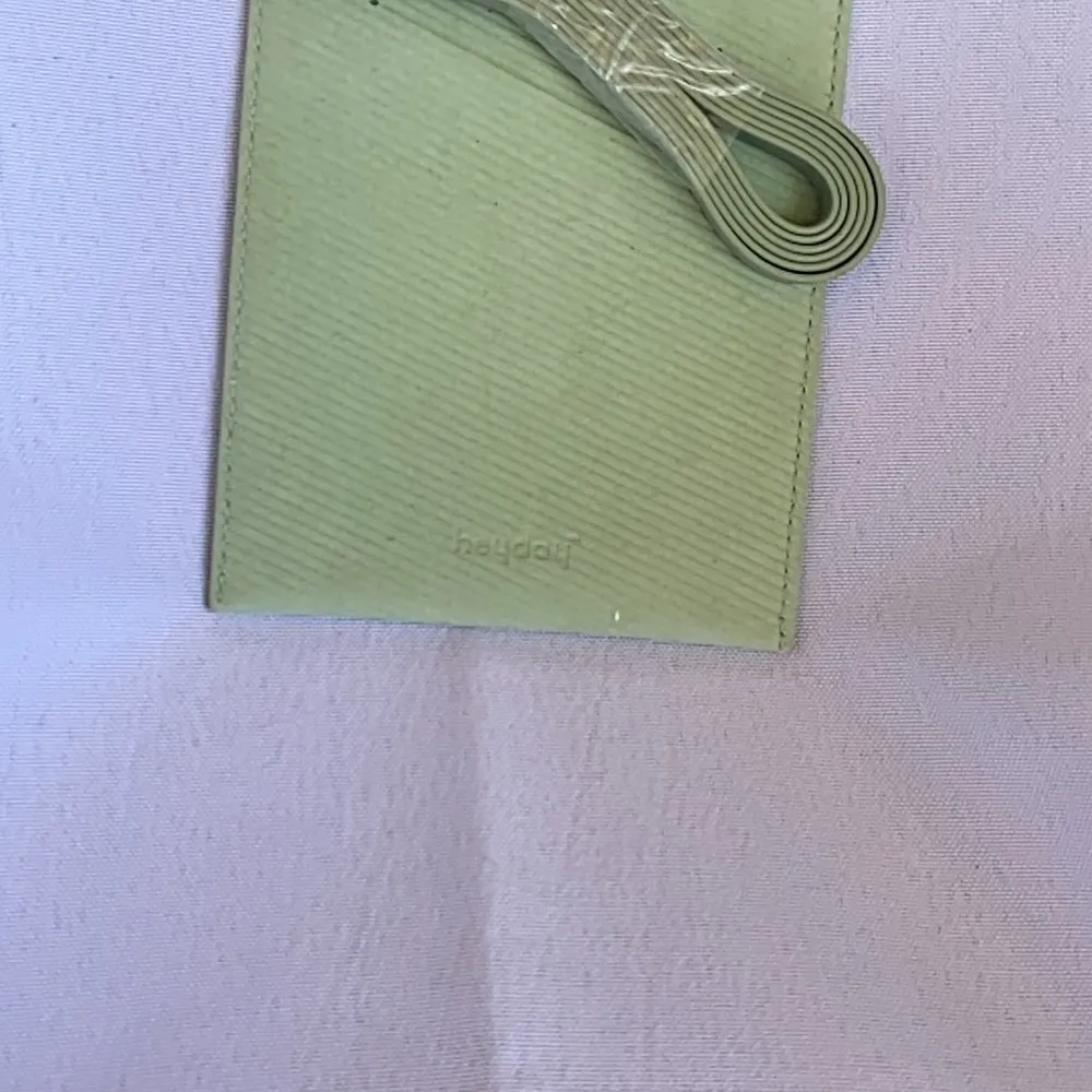 NWOT Sage Green Crossbody Bag with Slim Vegan Leather Suede - Image 3