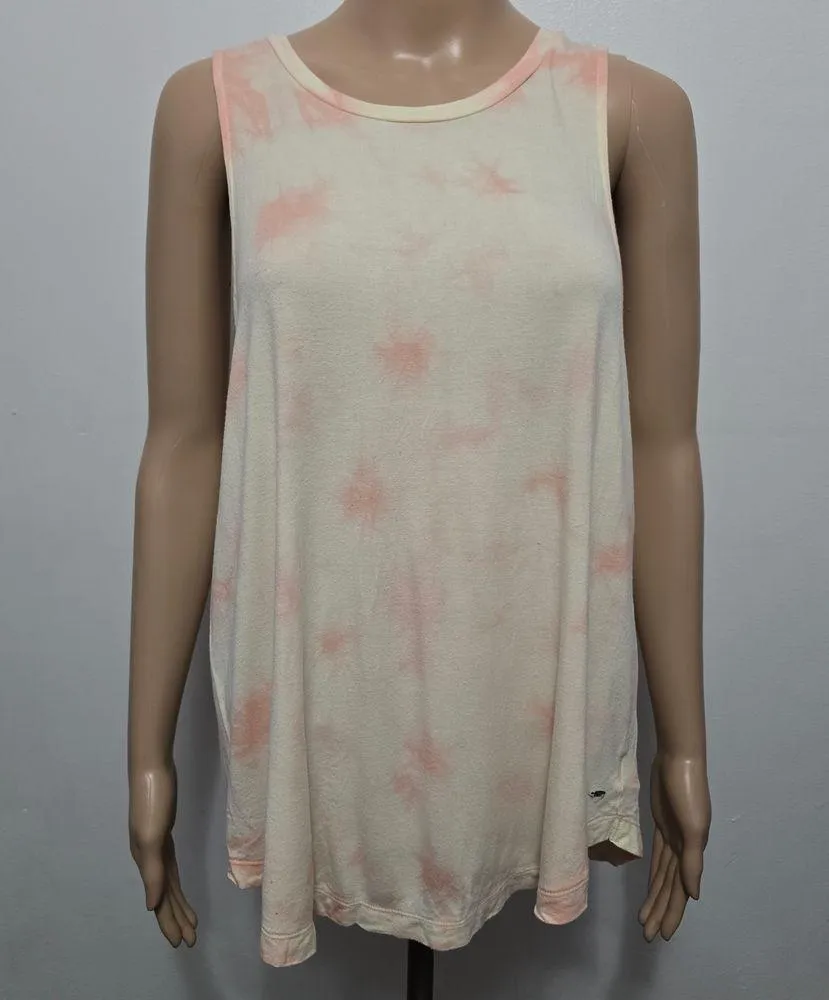 American Eagle Yellow & Pink Tie-Dye Tank Top – Size Medium - Image 2