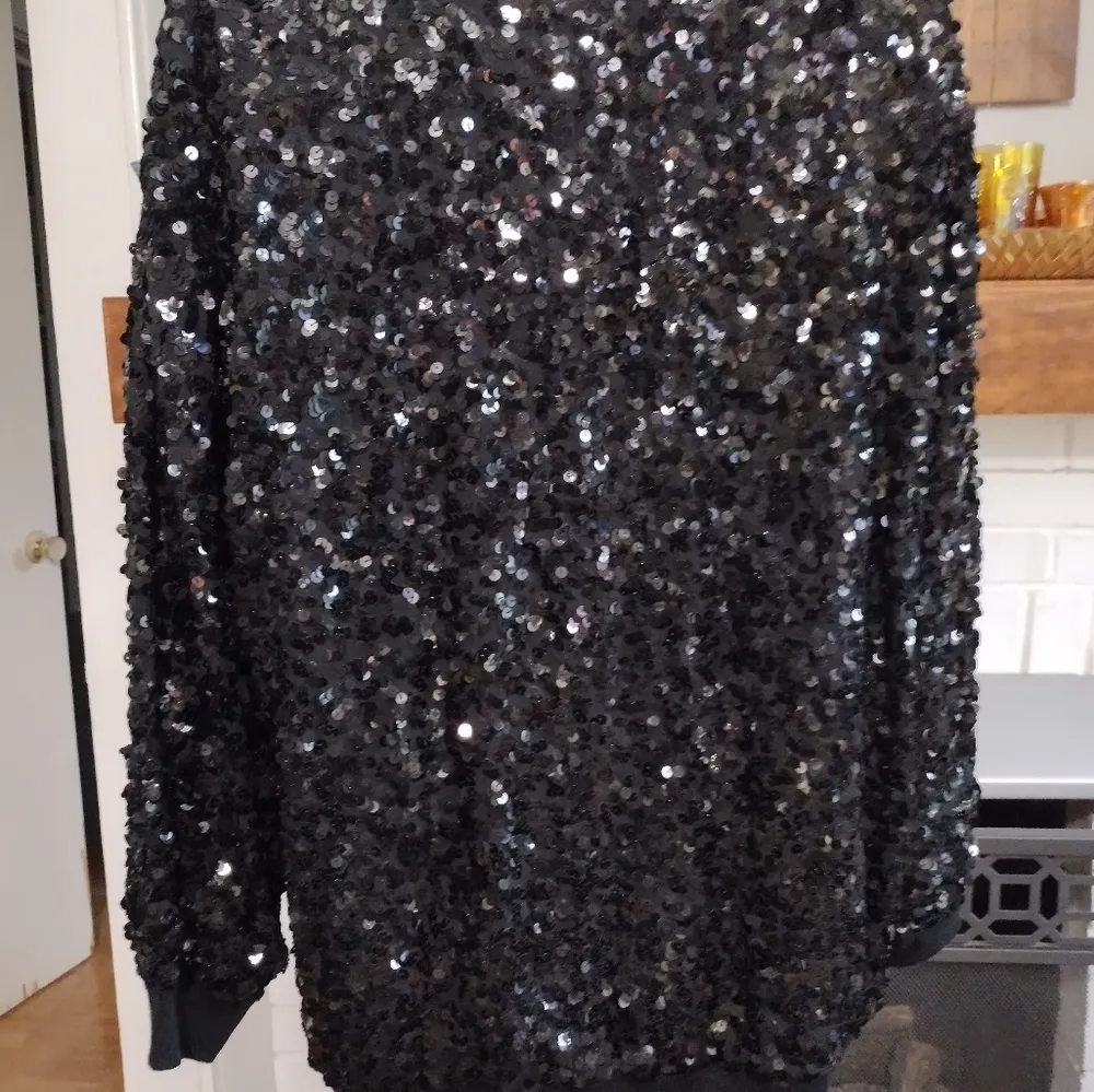 Adrienne vittadini silk sequin jacket - Image 4