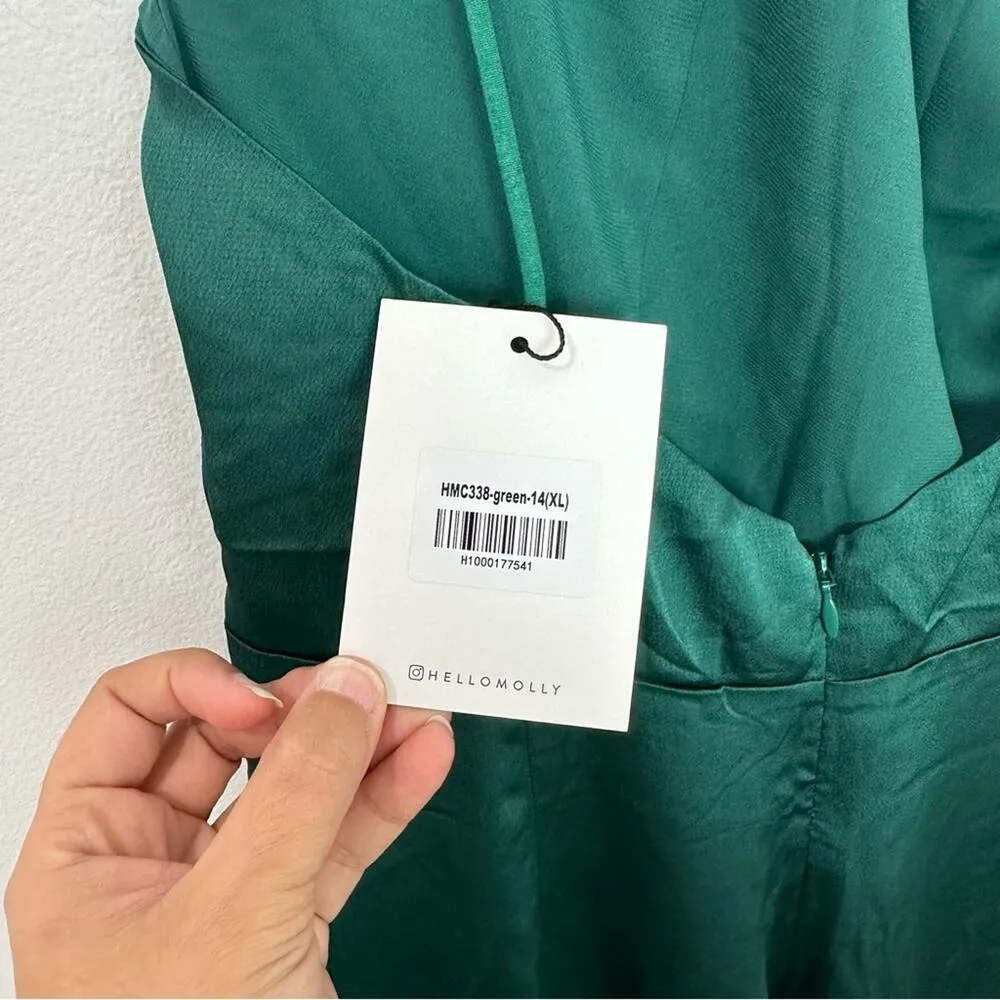 Hello Molly The Dance All Night Jumpsuit Green Party NWT 10 XL - Image 8