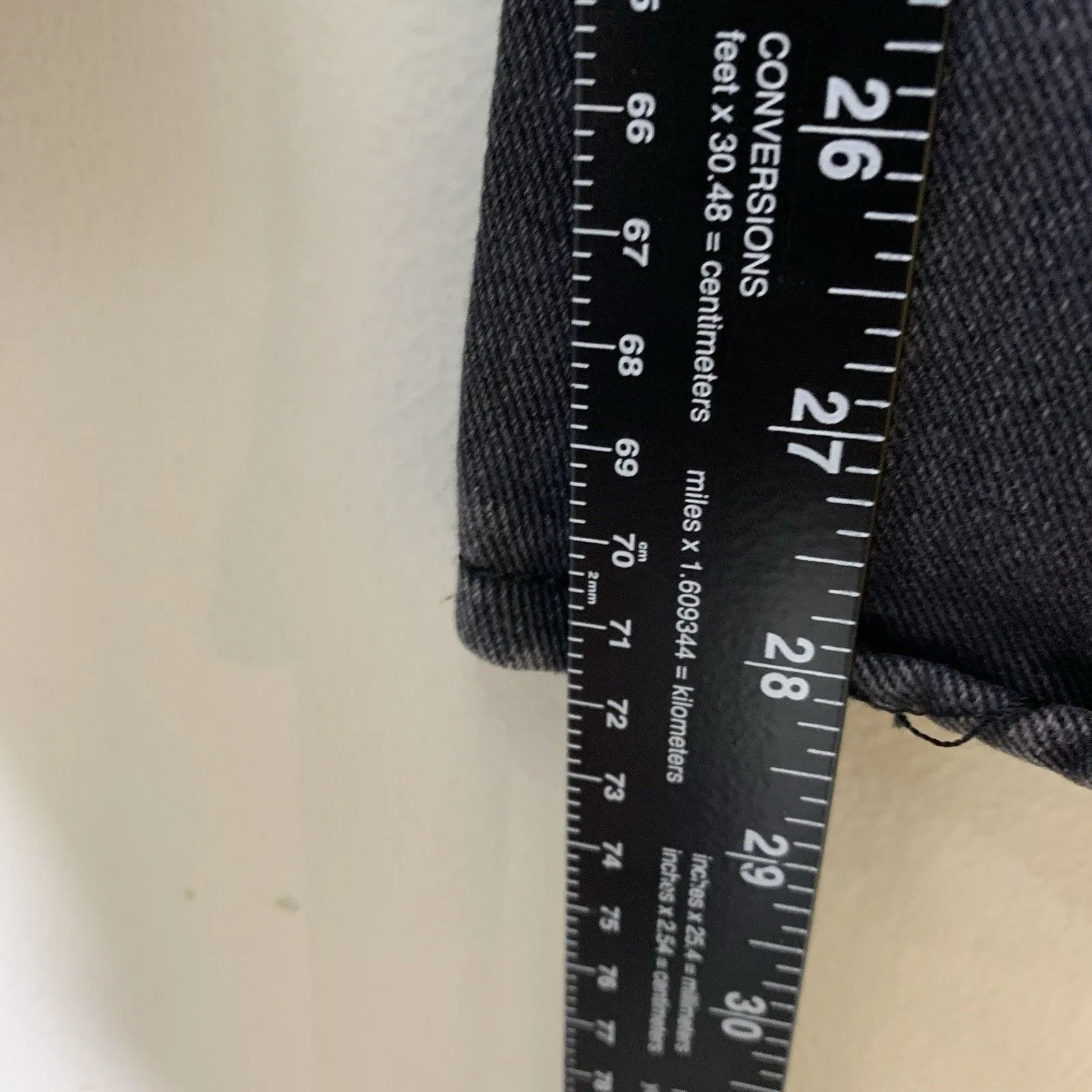 Women’s Black Cargo Flare Jeans Size Small Waist 28 Inseam 28 Utility Streetwear - Image 5