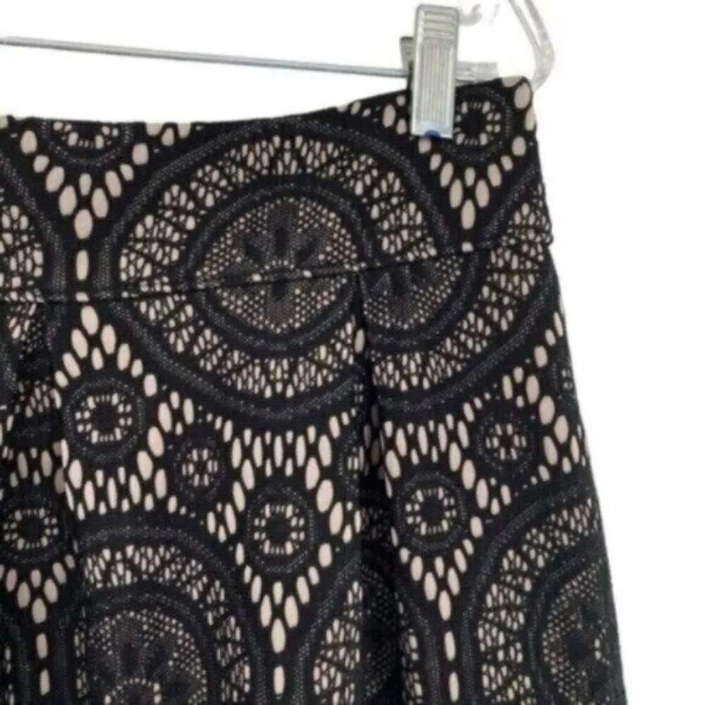 Tacera Black Lace Overlay Pleated Skirt Career Whimsigoth Romantic - Image 2