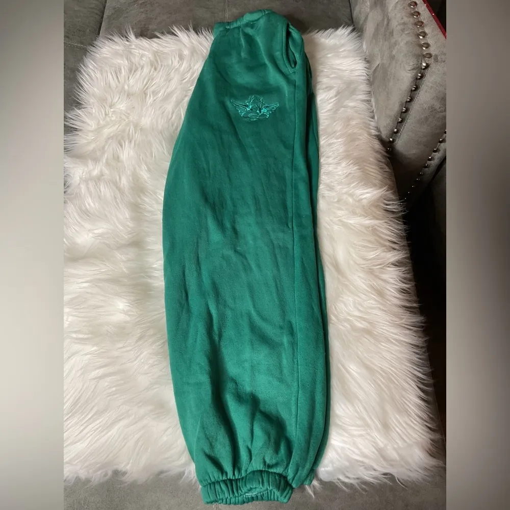Josh Grunfeld Vintage Sweatpants in Emerald Green - Image 5