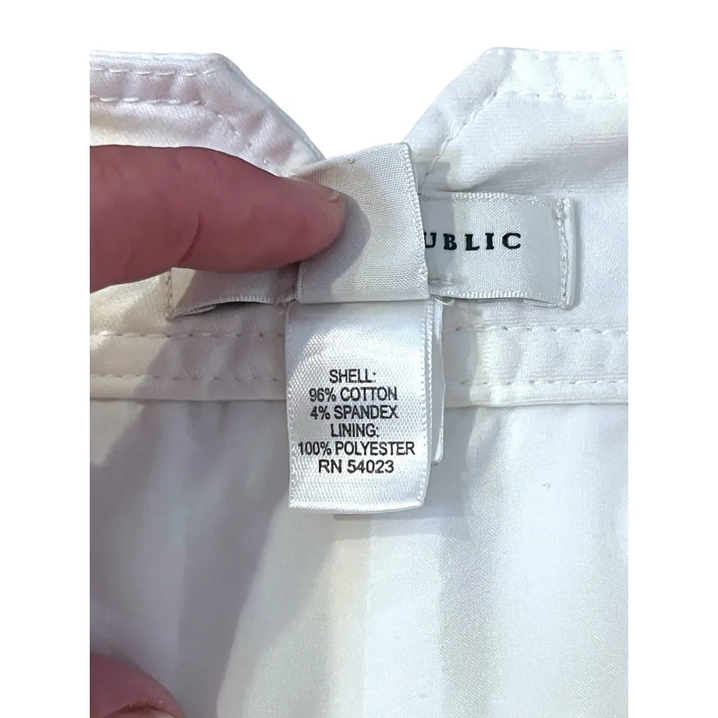 Vintage Banana Republic Y2K‎ Martin Flair Leg Lined Neutral Pant Size 10 Preppy - Image 4