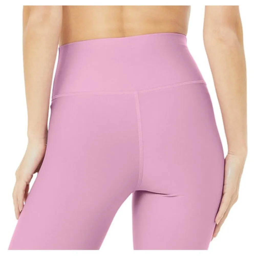 Alo 7/8 High-Waist Airlift Leggings Pink Lavender Hi-Rise Waisted Skinny Tights - Image 5