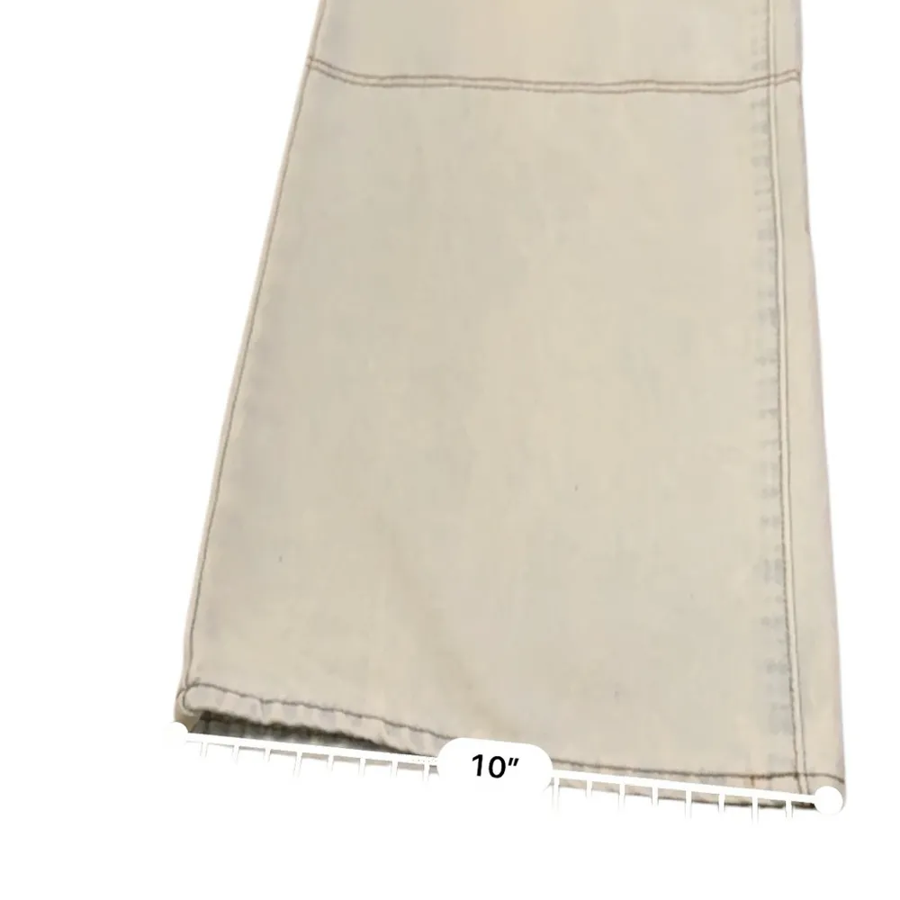 JustFab Light‎ Wash High Rise Wide Leg Jeans Sz 27 NEW - Image 10